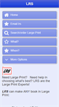 Mobile Screenshot of largeprintexperts.com